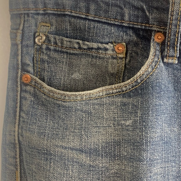 Denizen Black Label Men Jeans by Levis Denim blue 36 W X 30 L Signature Slim Cut - Picture 4 of 9